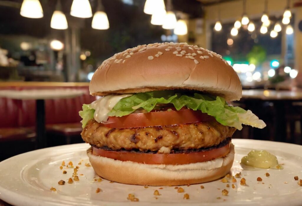 Bild aus künstlicher Intelligenz. Hamburger - Food