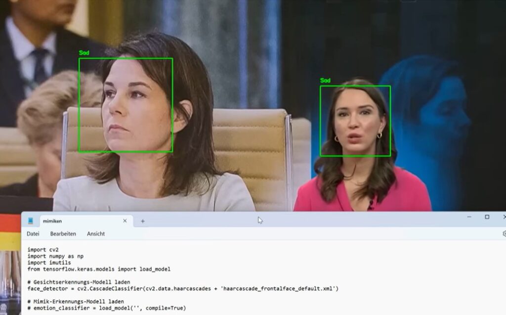 Mimikerkennung aus Video