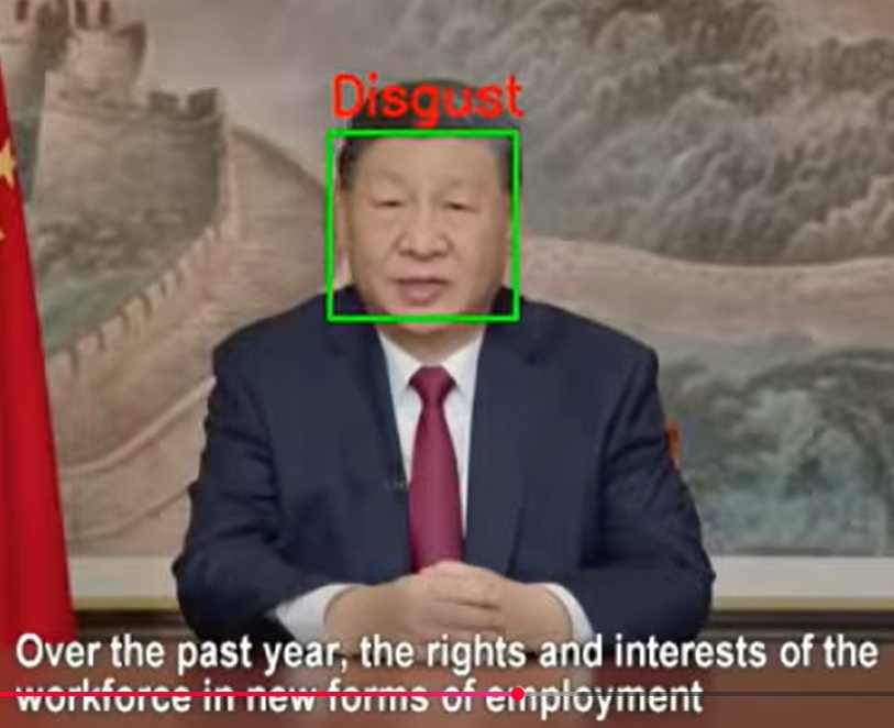 Mimikerkennung Xi Jinping